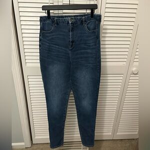 American Eagle 360 Next Level Stretch Super High Raise Skinny Jeans